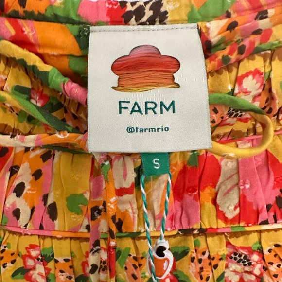 NWT FARM Rio Fruits Paradise Mini Skirt SMALL - Picture 4 of 8